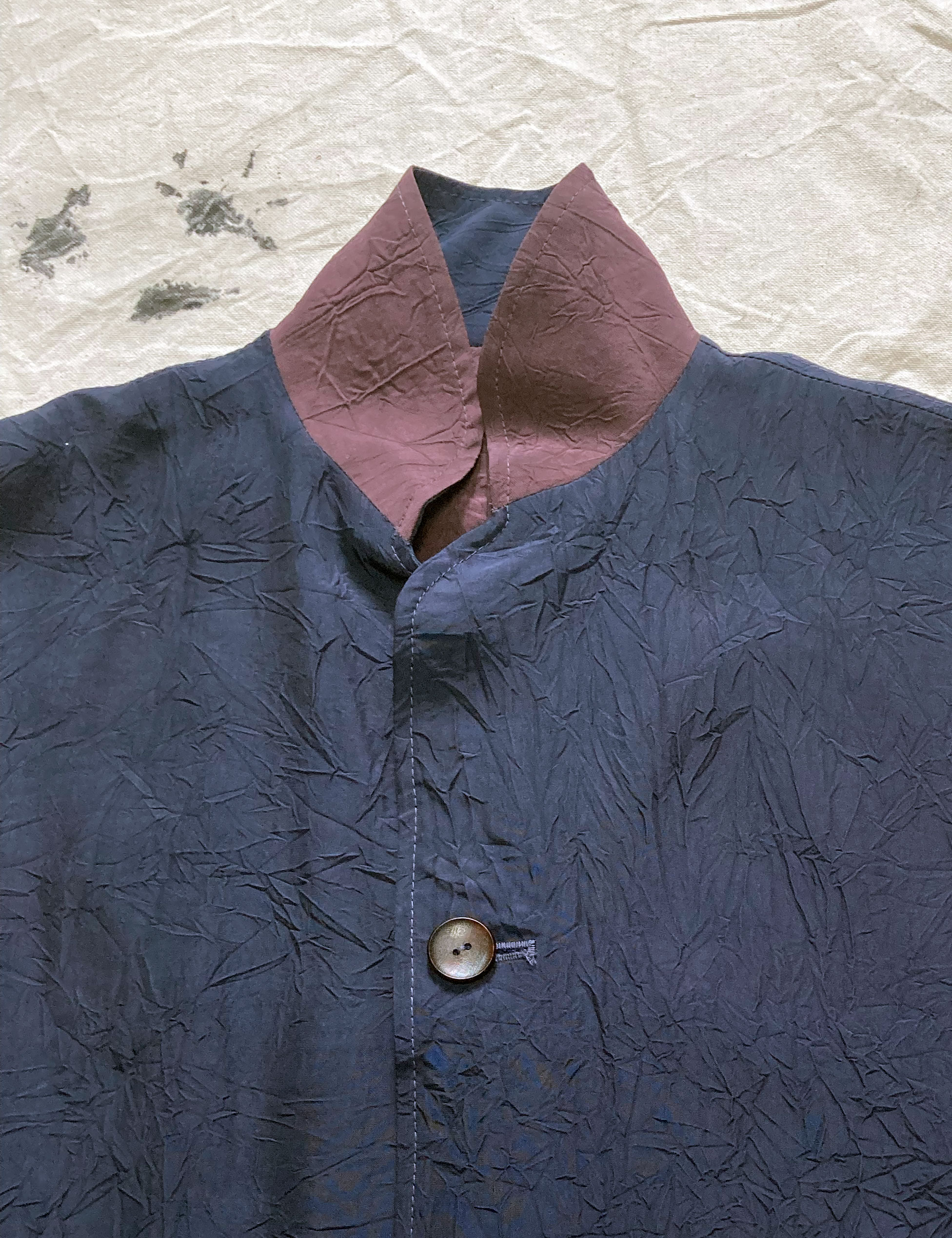 Natural Dye Balloon Shoulder Jacket