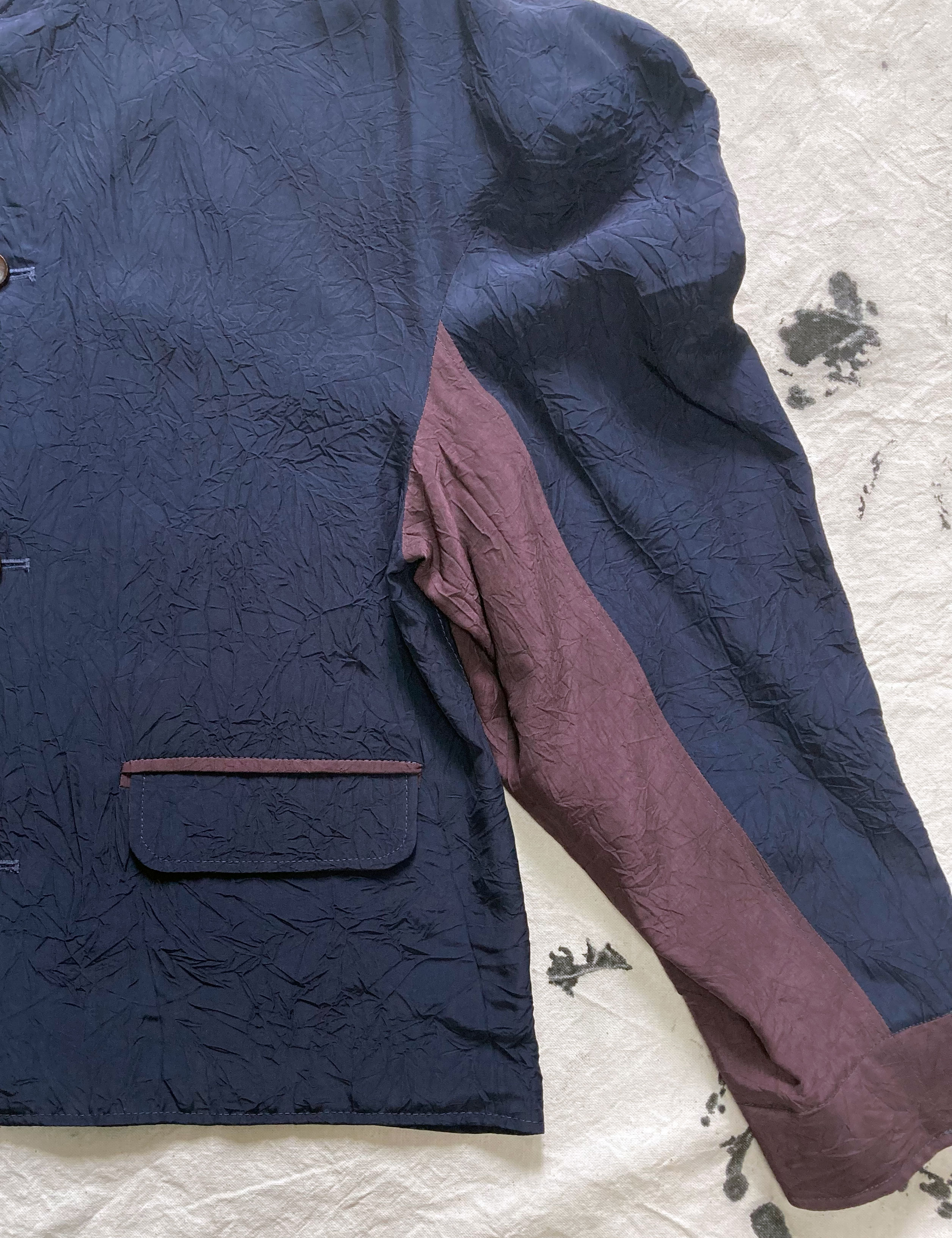 Natural Dye Balloon Shoulder Jacket