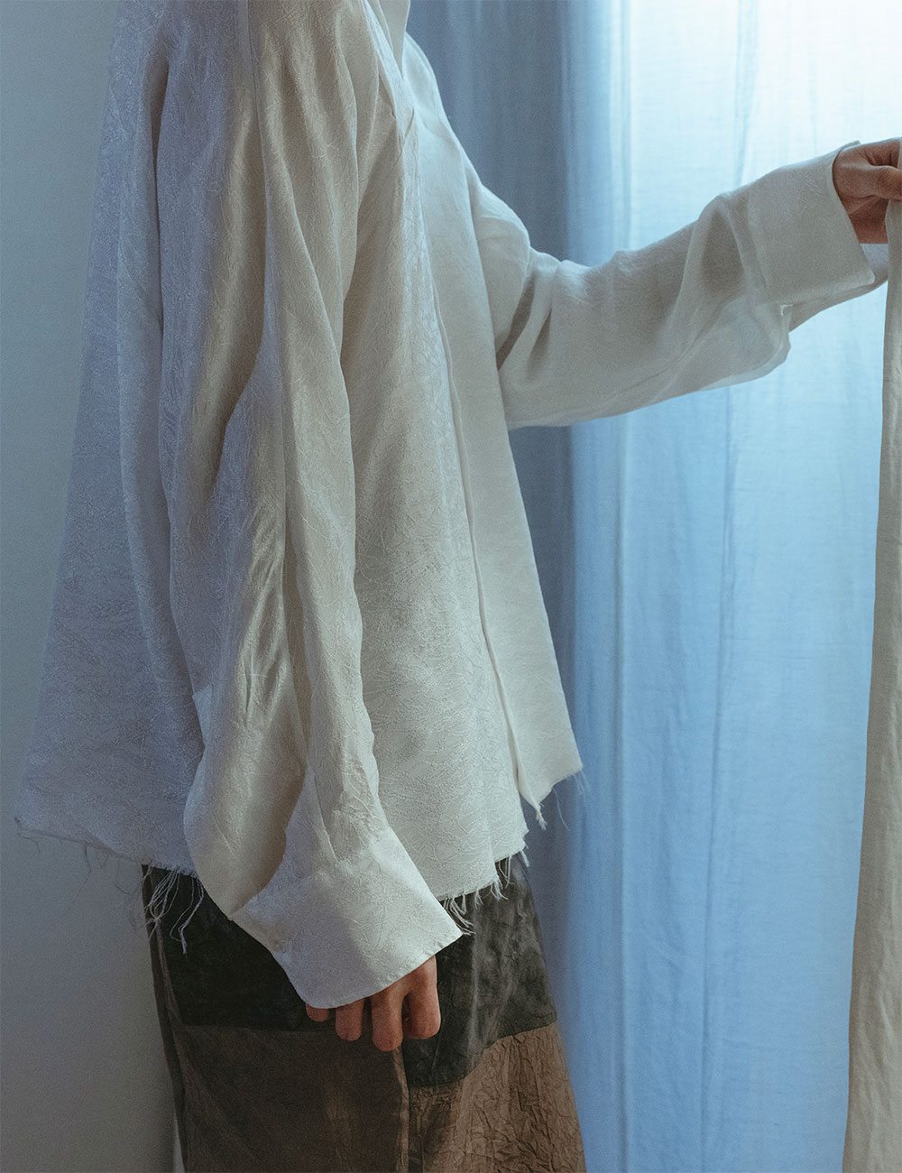 Jacquard Oversized Shirt