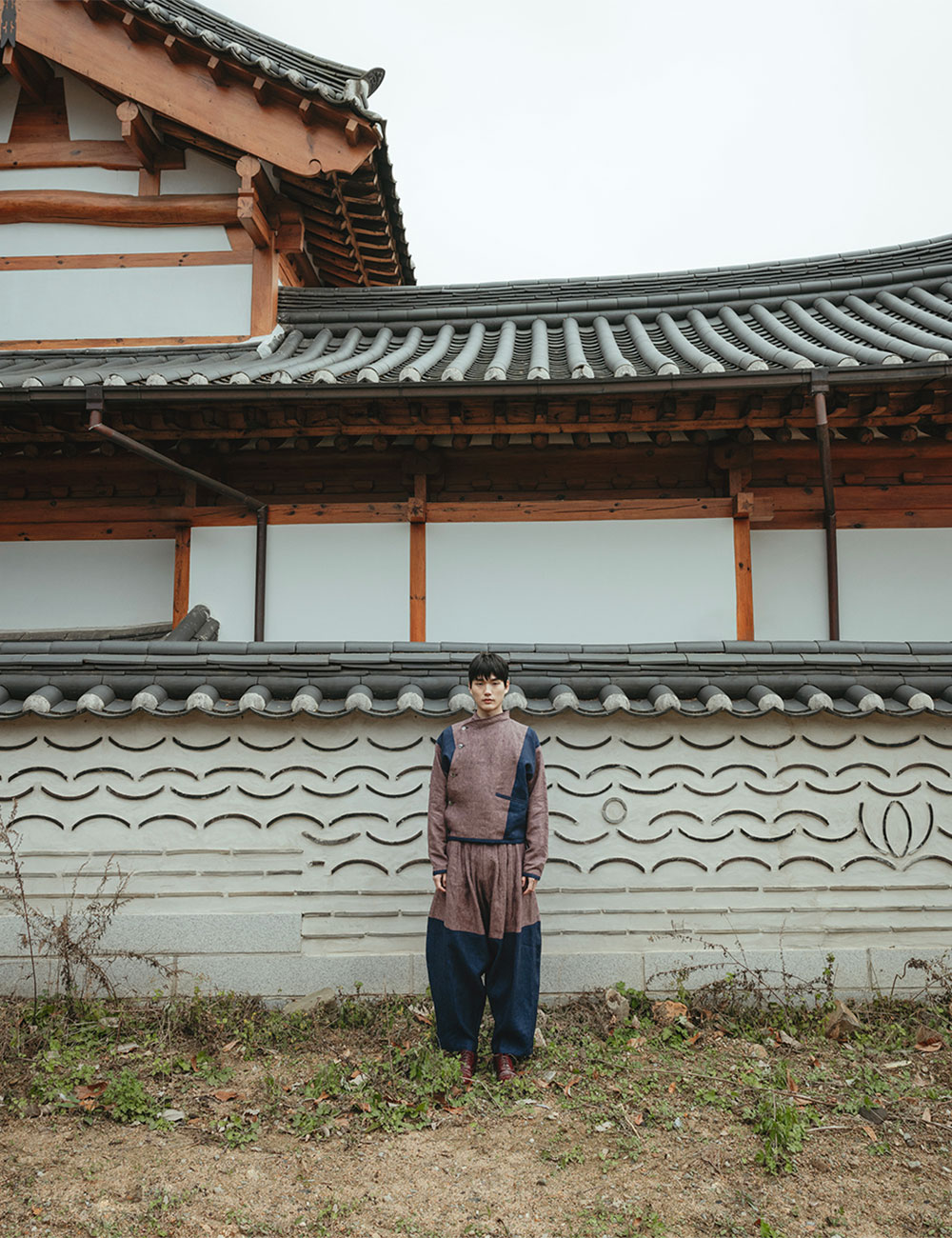 Linen Balloon Sarouel Pants