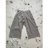 Herringbone 4 Tuck Extra Wide Leg Pants Gray