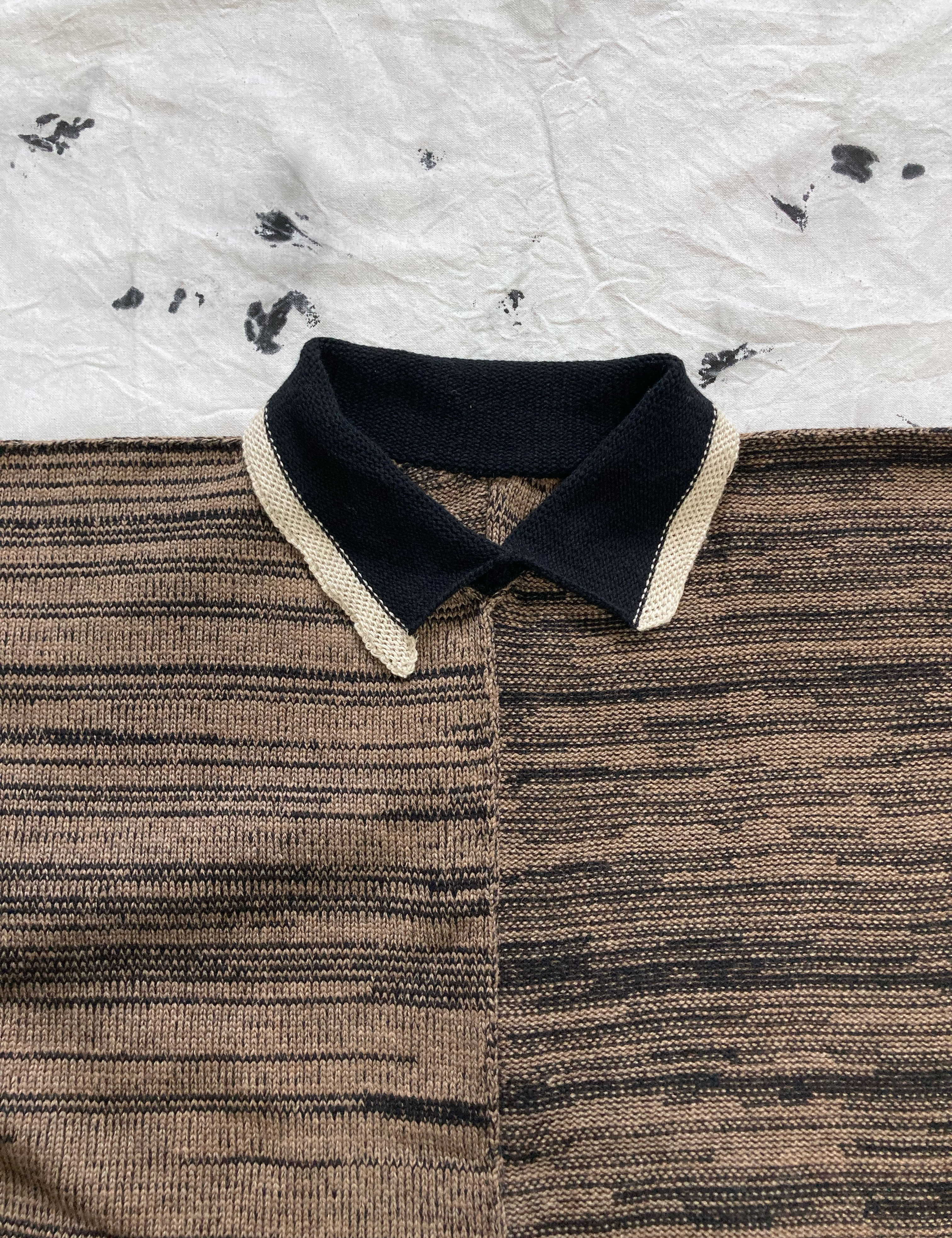 3 Panel Collar Neck Sweater