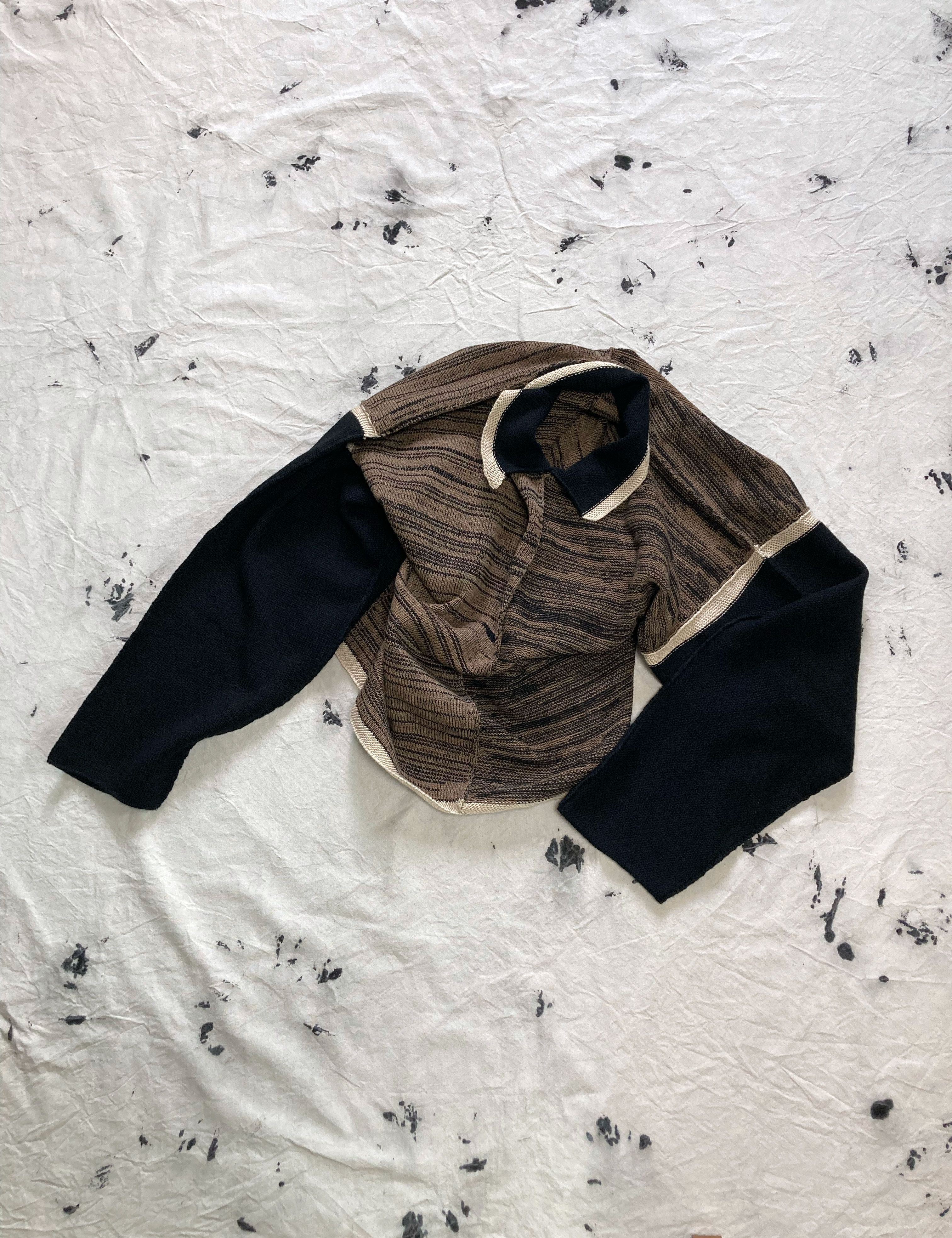 3 Panel Collar Neck Sweater