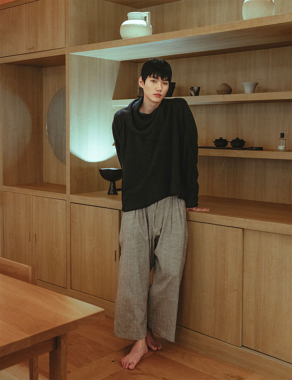 Extra Large Turtle Neck Open Sides Sweater